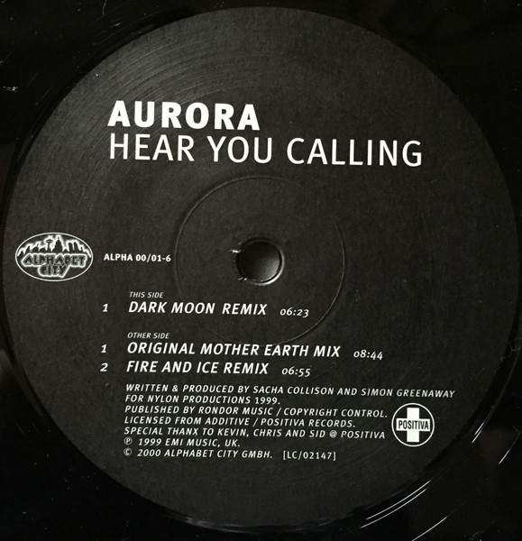 Aurora - Hear You Calling | Alphabet City (ALPHA 00/01-6) - 3 Aurora - Hear You Calling | Alphabet City (ALPHA 00/01-6) - 3