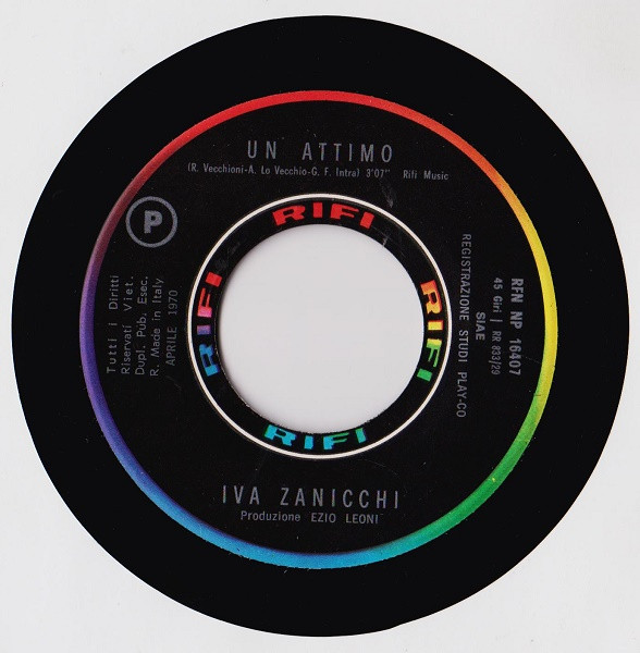 Iva Zanicchi - Un Uomo Senza Tempo | Rifi (RFN-NP 16407) - 4