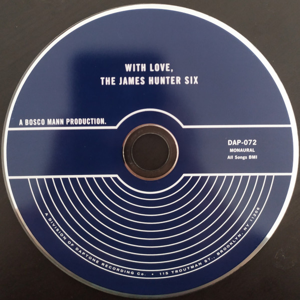 The James Hunter Six - With Love [CD] | Daptone Records (DAP-072) - 3