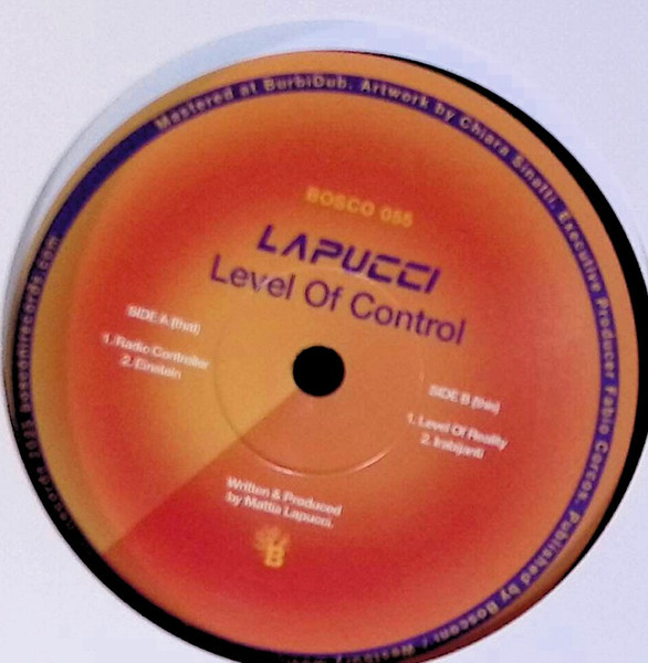 Mattia Lapucci - Level Of Control | Bosconi Records (BOSCO 055) - main