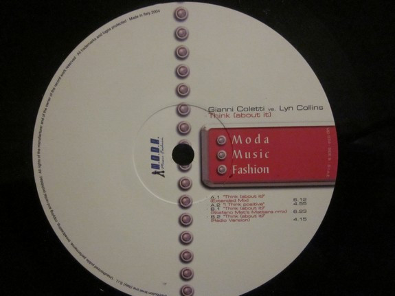 Gianni Coletti Vs.  Lyn Collins - Think (About It) | M.O.D.A. - Music Fashion (MD 074) - 2