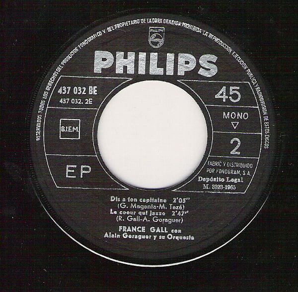 France Gall - Poupée De Cire, Poupée De Son | Philips (437 032 BE) - 2