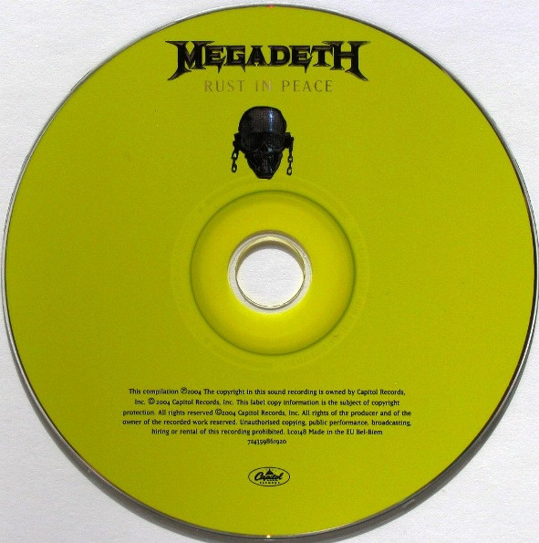 Megadeth - Rust In Peace | Capitol Records (724359861920) - 3