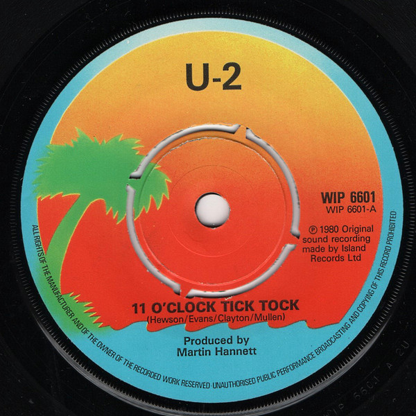 U2 - 11 O'Clock Tick Tock | Island Records (WIP 6601) - 3