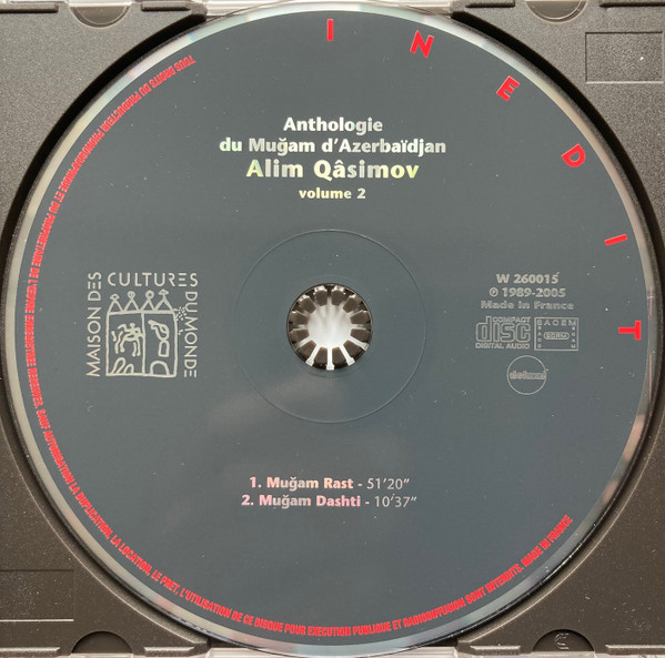 Alim Qasimov - Azerbaïdjan - Anthologie Du Mugam, Vol. 2 | Inedit (W 260015) - 3