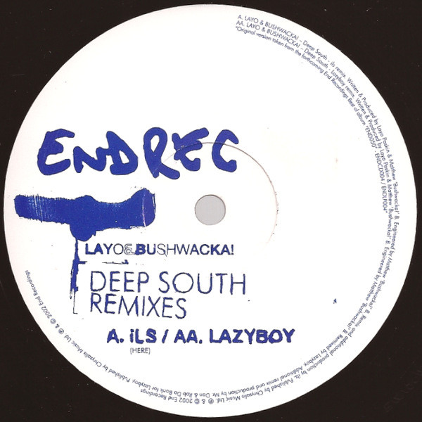 Layo & Bushwacka! - Deep South Remixes | End Recordings (END050R) - 3