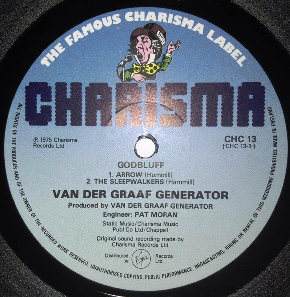 Van Der Graaf Generator - Godbluff | Charisma (CHC13) - 4