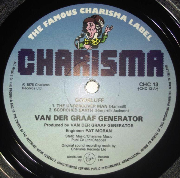 Van Der Graaf Generator - Godbluff | Charisma (CHC13) - 3