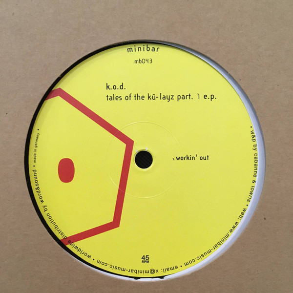 K.O.D. - Tales Of The Kü-layz Part. 1 E.P. | Minibar (mb043) - main