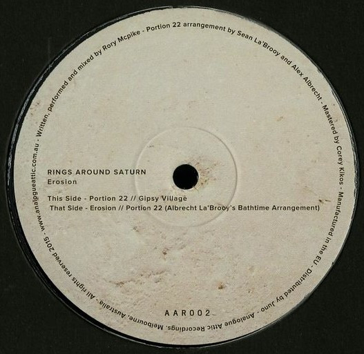 Rings Around Saturn - Erosion | Analogue Attic (AAR002) - main Rings Around Saturn - Erosion | Analogue Attic (AAR002) - main