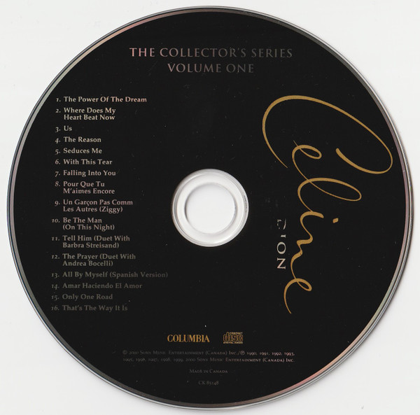 Céline Dion - The Collector's Series Volume One | Columbia (CK 85148) - 3 Céline Dion - The Collector's Series Volume One | Columbia (CK 85148) - 3