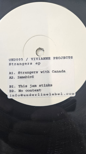 Vivianne Project - Strangers EP | Underl_ne (UND/005) - main Vivianne Project - Strangers EP | Underl_ne (UND/005) - main