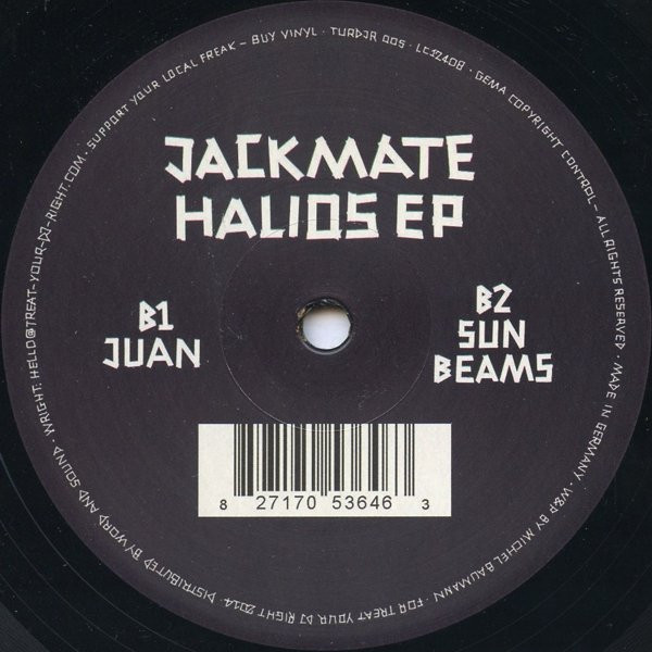 Jackmate - Halios EP | Treat Your DJ Right (TURDJR 005) - 4