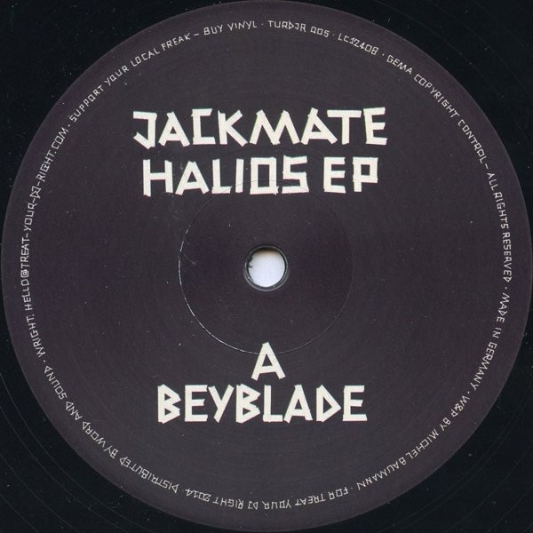 Jackmate - Halios EP | Treat Your DJ Right (TURDJR 005) - 3