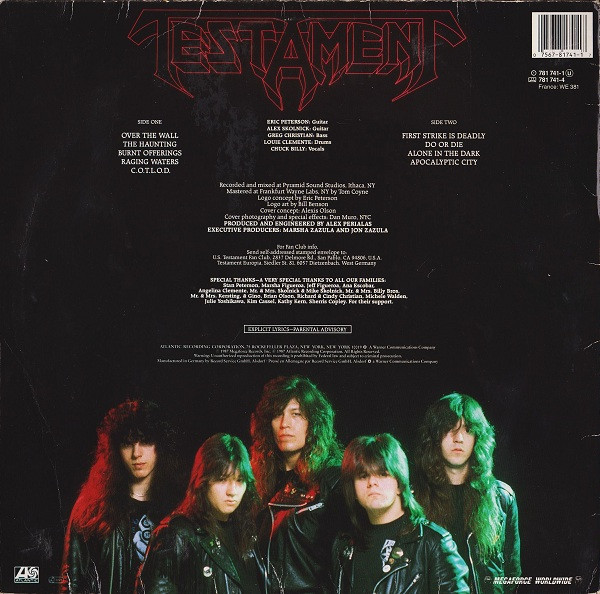 Testament - The Legacy | Megaforce Worldwide (781 741-1) - 2