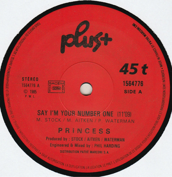 Princess - Say I'm Your No. 1 | Plus+ (1564776) - 3