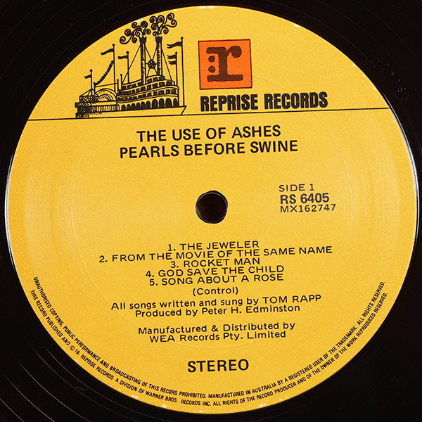 Pearls Before Swine - The Use Of Ashes | Reprise Records (RS 6405) - 3 Pearls Before Swine - The Use Of Ashes | Reprise Records (RS 6405) - 3