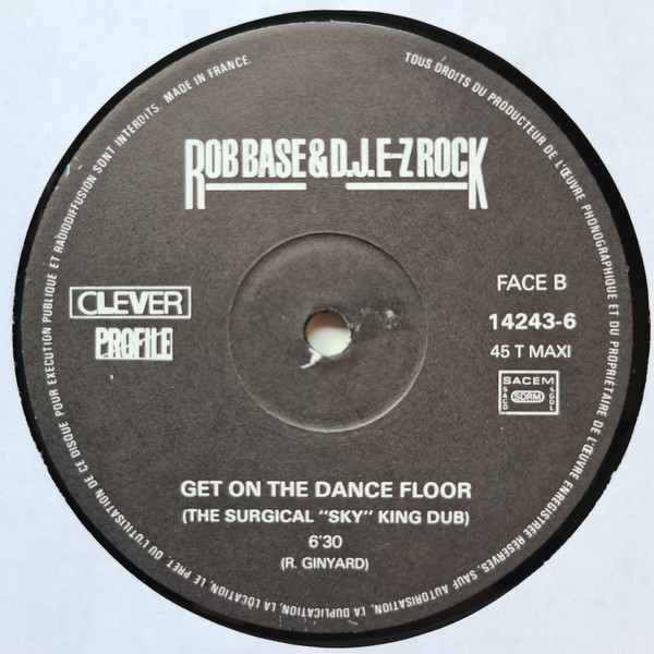Rob Base & DJ E-Z Rock - Get On The Dance Floor | Clever (14243-6) - 4 Rob Base & DJ E-Z Rock - Get On The Dance Floor | Clever (14243-6) - 4