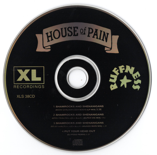 House Of Pain - Shamrocks And Shenanigans (Boom Shalock Lock Boom) | XL Recordings (XLS 38CD) - 3 House Of Pain - Shamrocks And Shenanigans (Boom Shalock Lock Boom) | XL Recordings (XLS 38CD) - 3
