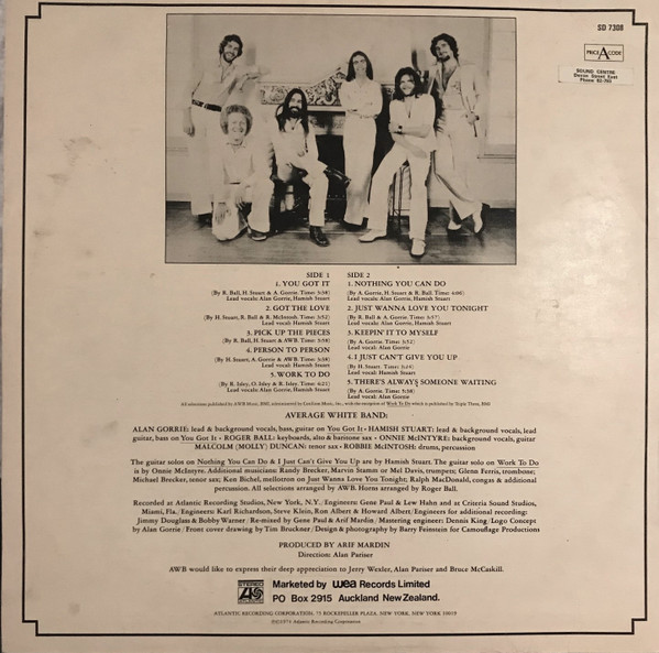 Average White Band - AWB | Atlantic (SD 7308) - 2