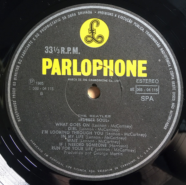 The Beatles - Rubber Soul | Parlophone (8E 068-04115) - 4