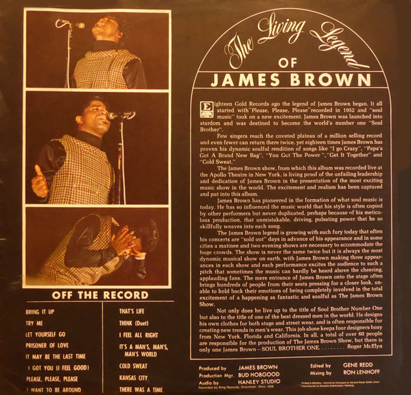 James Brown - Live At The Apollo | Polydor (2612 005) - 2
