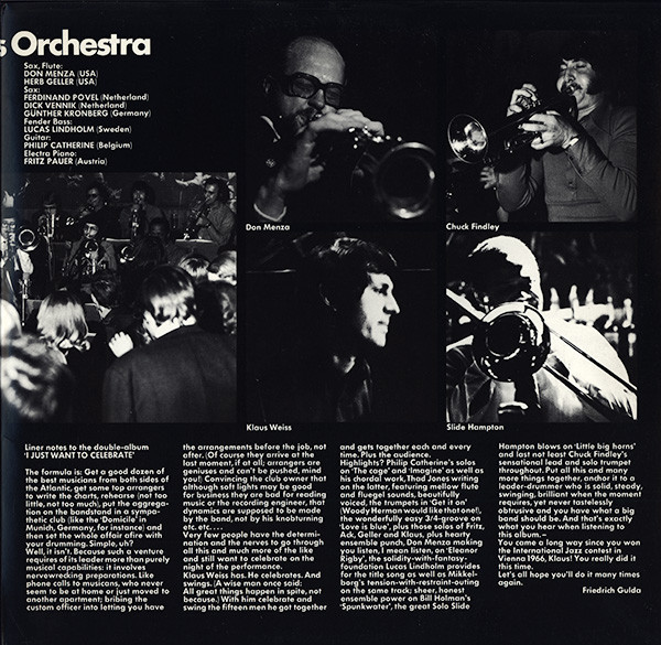 Klaus Weiss Orchestra - I Just Want To Celebrate | BASF (44 21247-5) - 3 Klaus Weiss Orchestra - I Just Want To Celebrate | BASF (44 21247-5) - 3