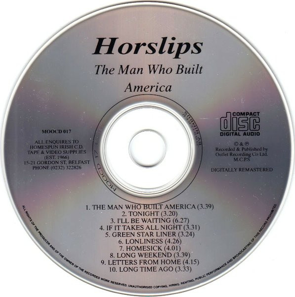 Horslips - The Man Who Built America CD | Outlet (MOOCD 017) - 2