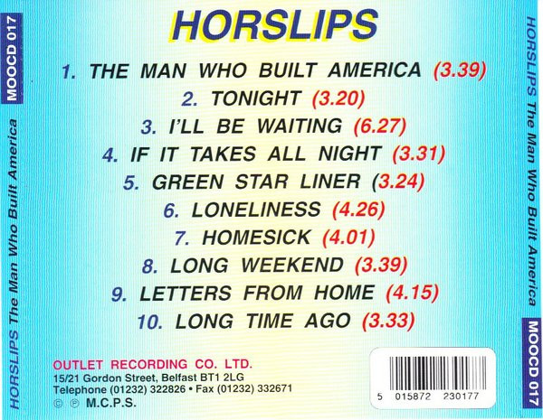 Horslips - The Man Who Built America CD | Outlet (MOOCD 017) - 3