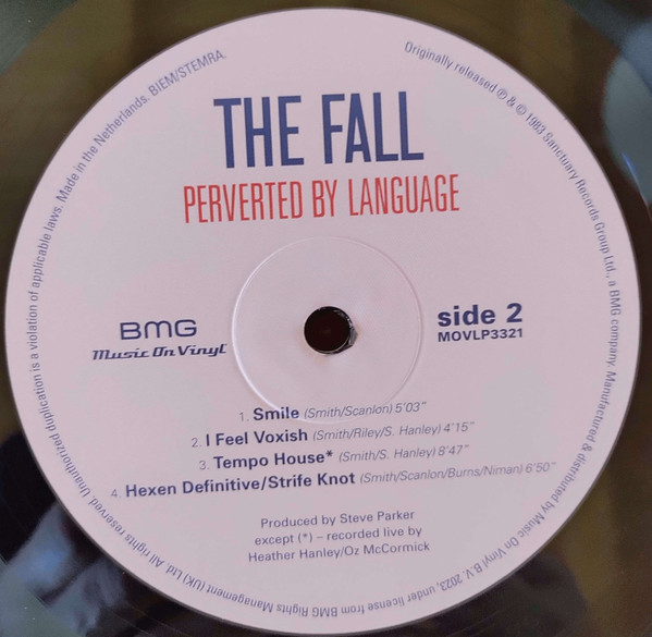The Fall - Perverted By Language | Music On Vinyl (MOVLP3321) - 3
