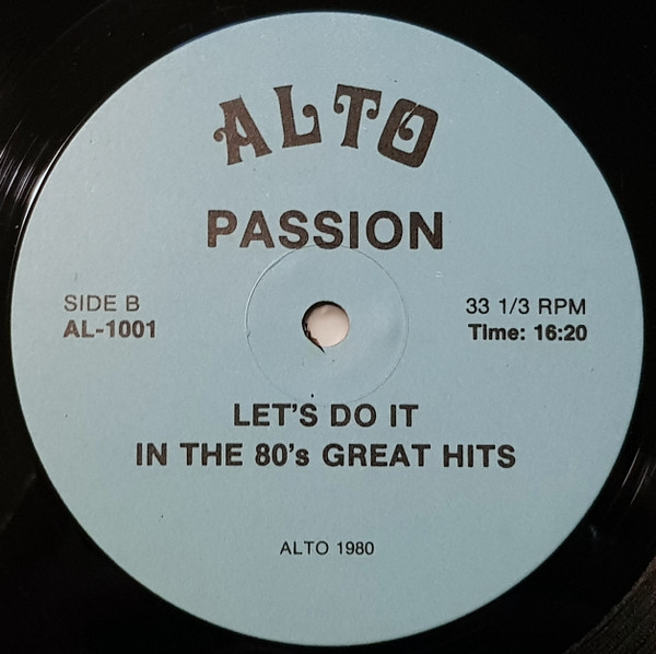 Various - Let's Do It In The 80's Great Hits | Alto Passion (AL-1001) - 2 Various - Let's Do It In The 80's Great Hits | Alto Passion (AL-1001) - 2