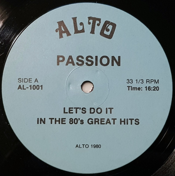 Various - Let's Do It In The 80's Great Hits | Alto Passion (AL-1001) - main Various - Let's Do It In The 80's Great Hits | Alto Passion (AL-1001) - main