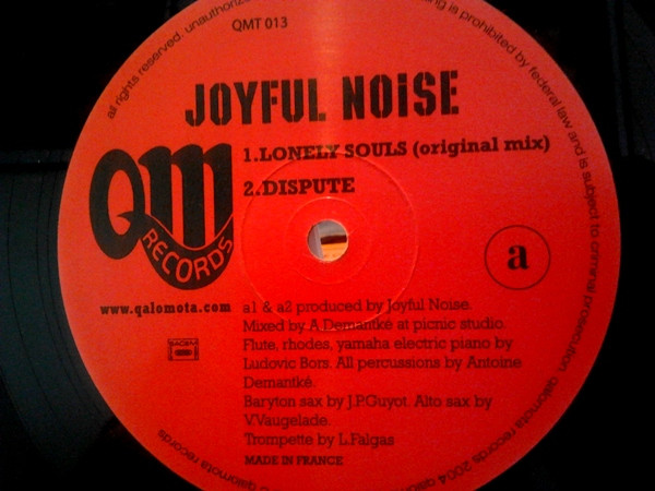 Joyful Noise - Lonely Souls | Qalomota Records (QMT 013) - main Joyful Noise - Lonely Souls | Qalomota Records (QMT 013) - main
