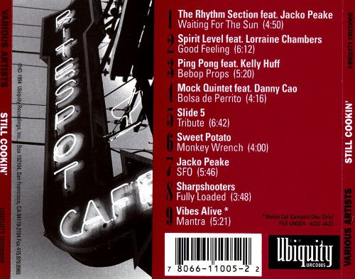 Various - Still Cookin' | Ubiquity (URCD005) - 2 Various - Still Cookin' | Ubiquity (URCD005) - 2