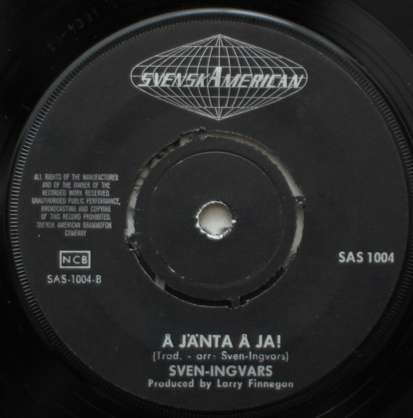 Sven-Ingvars - Det Tror Jag Inte På / Å Jänta Å Ja' | Svensk American (SAS 1004) - 4