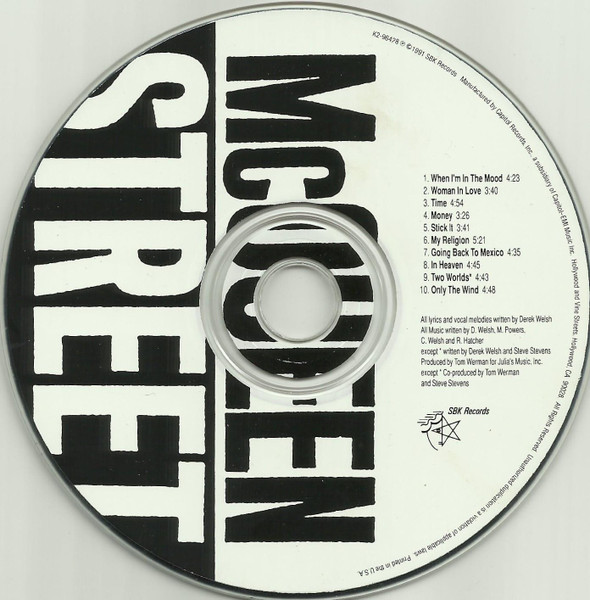 McQueen Street - McQueen Street | SBK Records (CDP-96428) - 3