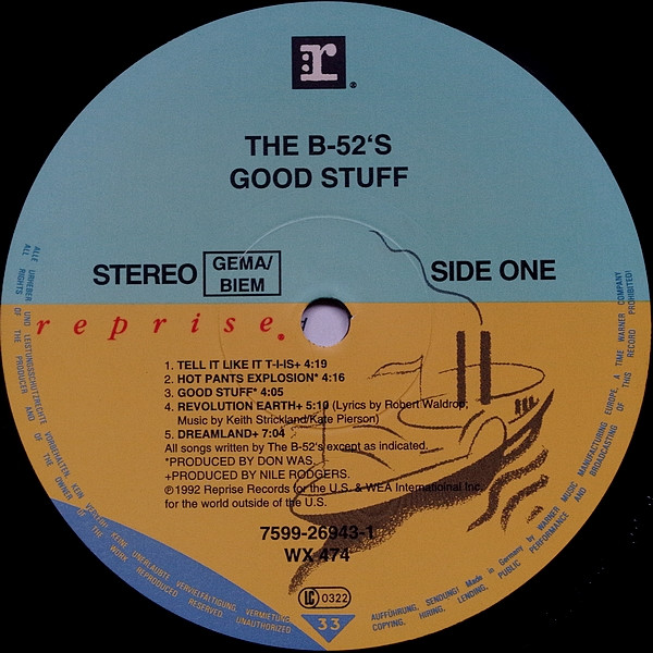 The B-52's - Good Stuff | Reprise Records (7599-26943-1) - 3 The B-52's - Good Stuff | Reprise Records (7599-26943-1) - 3