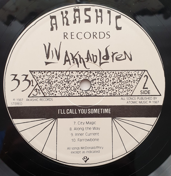 Viv Akauldren - I'll Call You Sometime | Akashic Records (none) - 4 Viv Akauldren - I'll Call You Sometime | Akashic Records (none) - 4