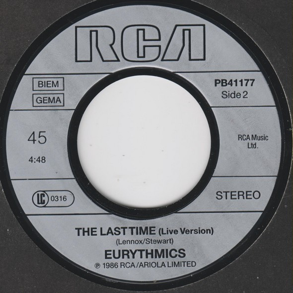 Eurythmics - Missionary Man | RCA (PB41177) - 4