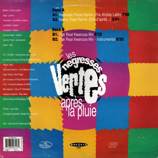 Les Negresses Vertes - Après La Pluie | Delabel (DE 8926116) - 2 Les Negresses Vertes - Après La Pluie | Delabel (DE 8926116) - 2