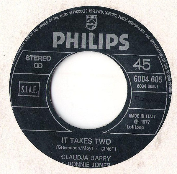 Claudja Barry & Ronnie Jones - It Takes Two | Philips (6004 605) - 3