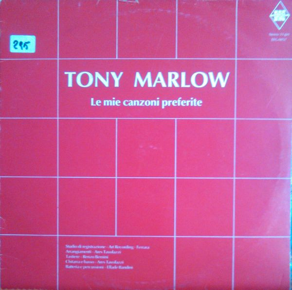 Tony Marlow - Le Mie Canzoni Preferite | EFG (EFG 0057) - main Tony Marlow - Le Mie Canzoni Preferite | EFG (EFG 0057) - main