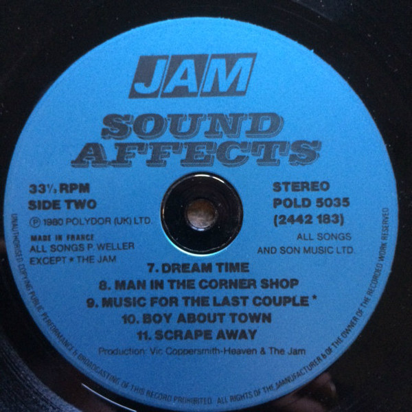 The Jam - Sound Affects | Polydor (POLD 5035) - 4