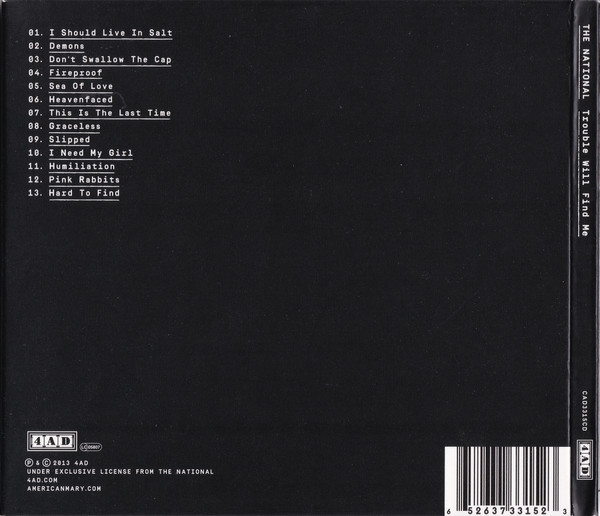 The National - Trouble Will Find Me | 4AD (CAD3315CD) - 2