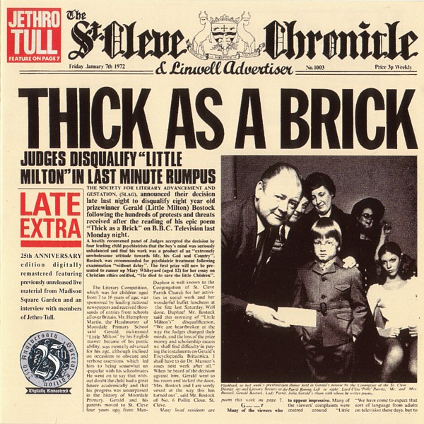 Jethro Tull - Thick As A Brick | Chrysalis (7243 8 57705 2 4) - 4