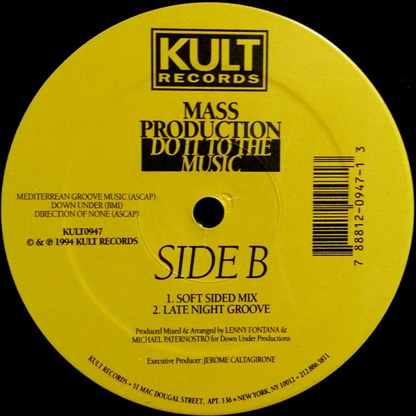 Mass Production - Do It To The Music | Kult Records (KULT0947) - 4 Mass Production - Do It To The Music | Kult Records (KULT0947) - 4