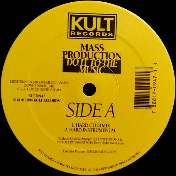Mass Production - Do It To The Music | Kult Records (KULT0947) - 3 Mass Production - Do It To The Music | Kult Records (KULT0947) - 3