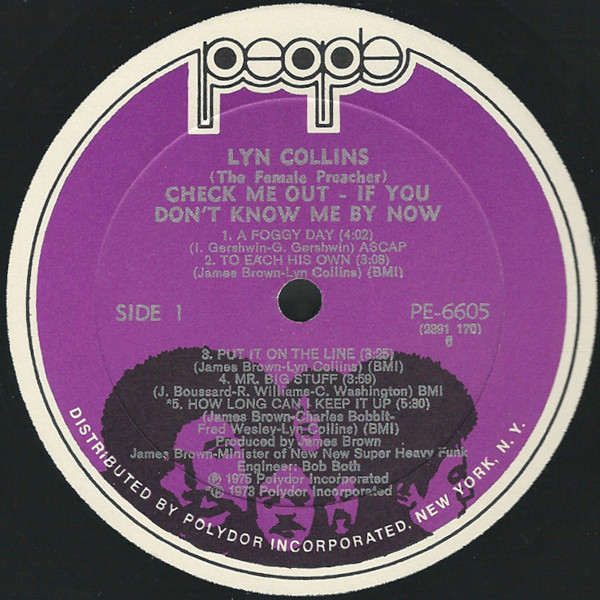 Lyn Collins - Check Me Out If You Don't Know Me By Now | People (PE-6605) - 3
