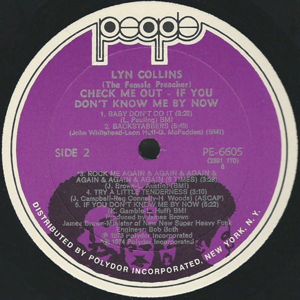 Lyn Collins - Check Me Out If You Don't Know Me By Now | People (PE-6605) - 4
