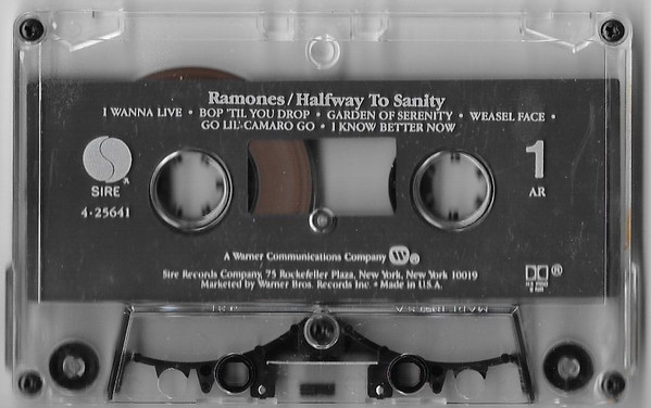 Ramones - Halfway To Sanity | Sire (4-25641) - 2 Ramones - Halfway To Sanity | Sire (4-25641) - 2
